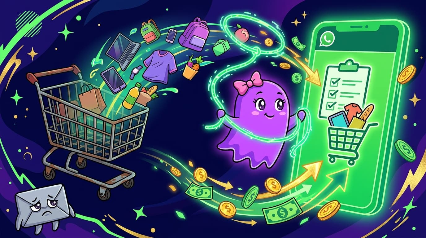 Recuperação de Carrinho via WhatsApp: 3x Mais Conversão Que Email