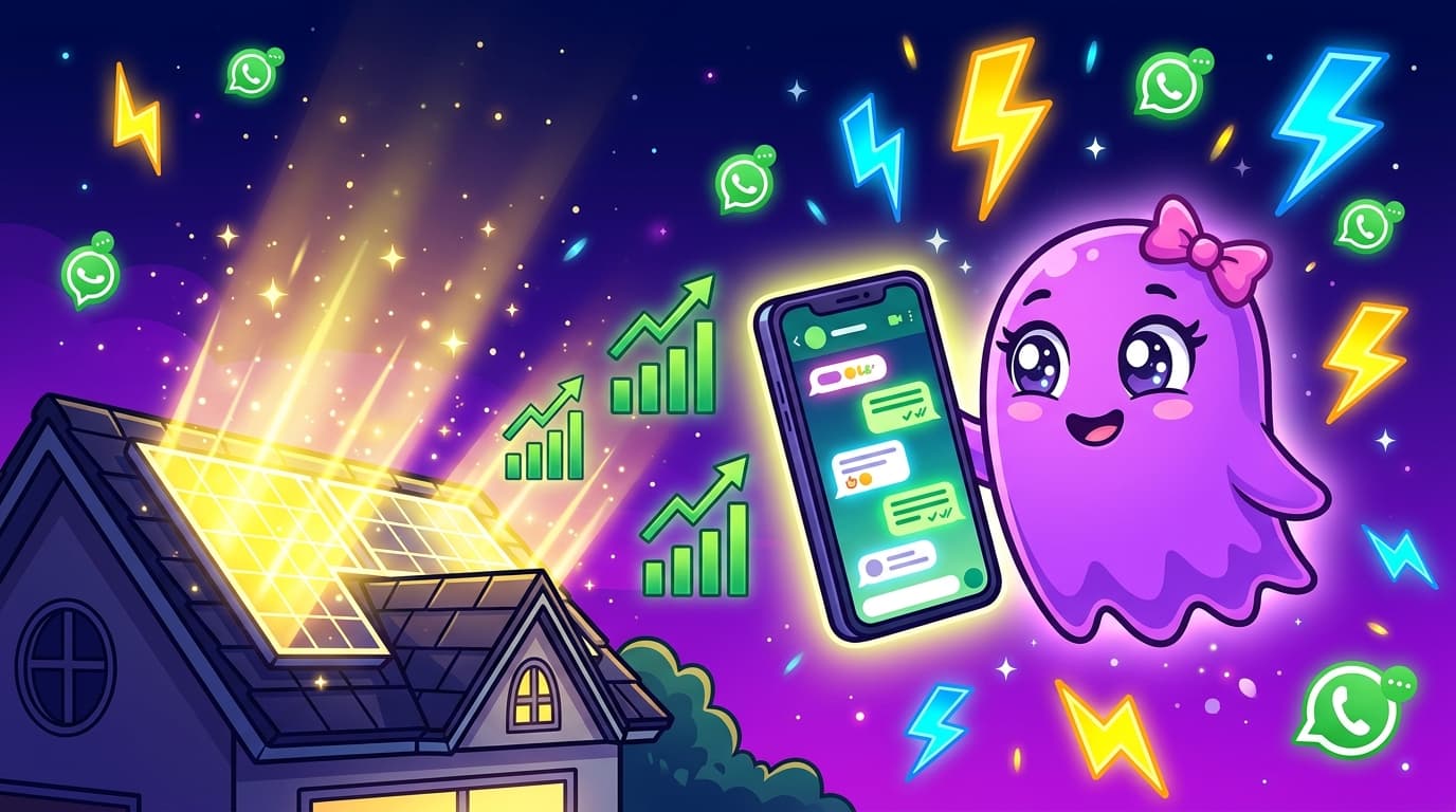 Energia Solar: 47% de Conversão com Agente IA no WhatsApp