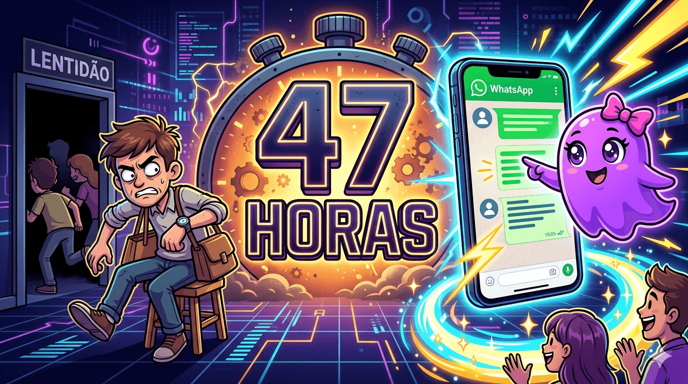 Seu Time Leva 47 Horas Para Responder um Lead. A IA Leva 9 Minutos.