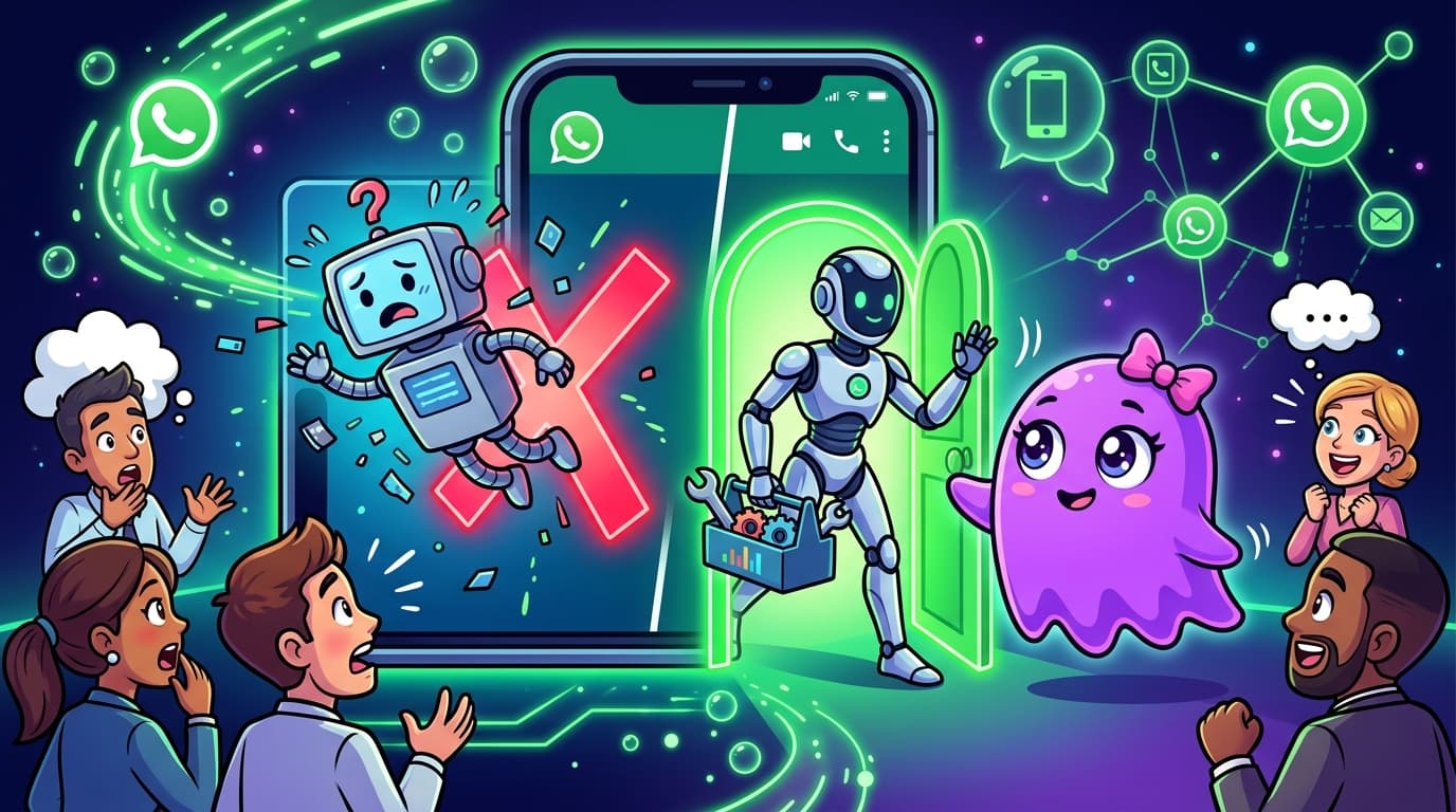 WhatsApp Baniu Chatbots Genéricos. Sua Automação Sobrevive?