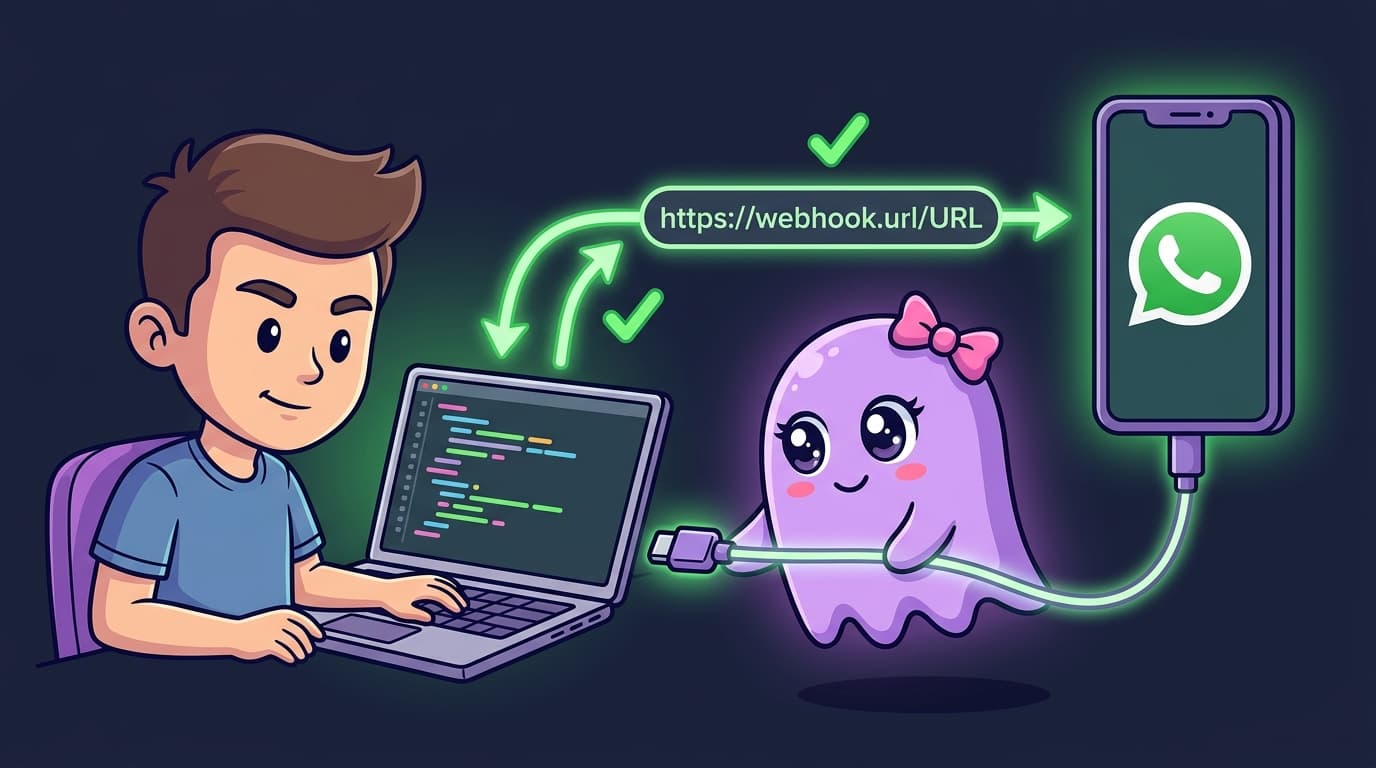 WhatsApp Cloud API: Webhook em Node.js em 15 Min