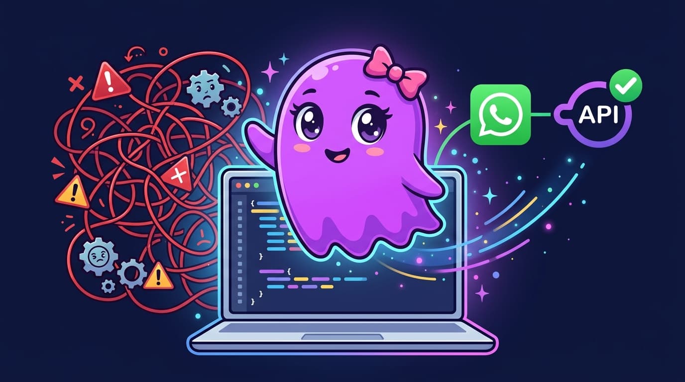 WhatsApp API: Agente de IA em 5 Minutos vs 3 Meses do Zero