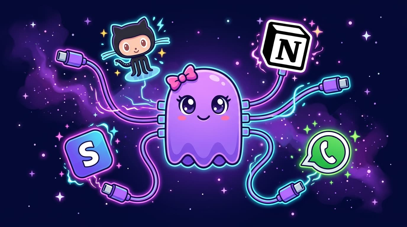 Verboo + MCP: Conecte GitHub e Notion ao WhatsApp em 5min