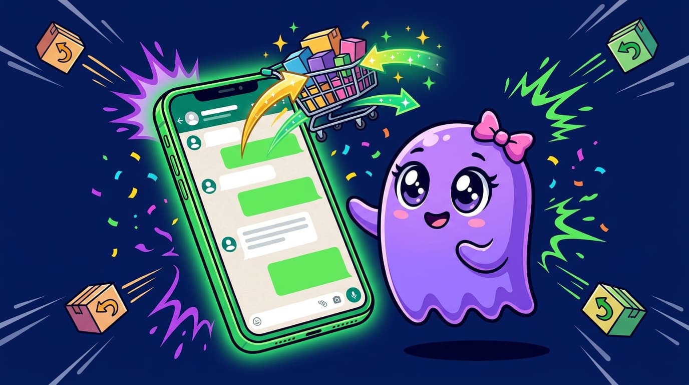 70% Abandonam o Carrinho. WhatsApp Traz 28% de Volta.